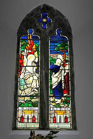 St Enodoc - Detail of Stained Glass